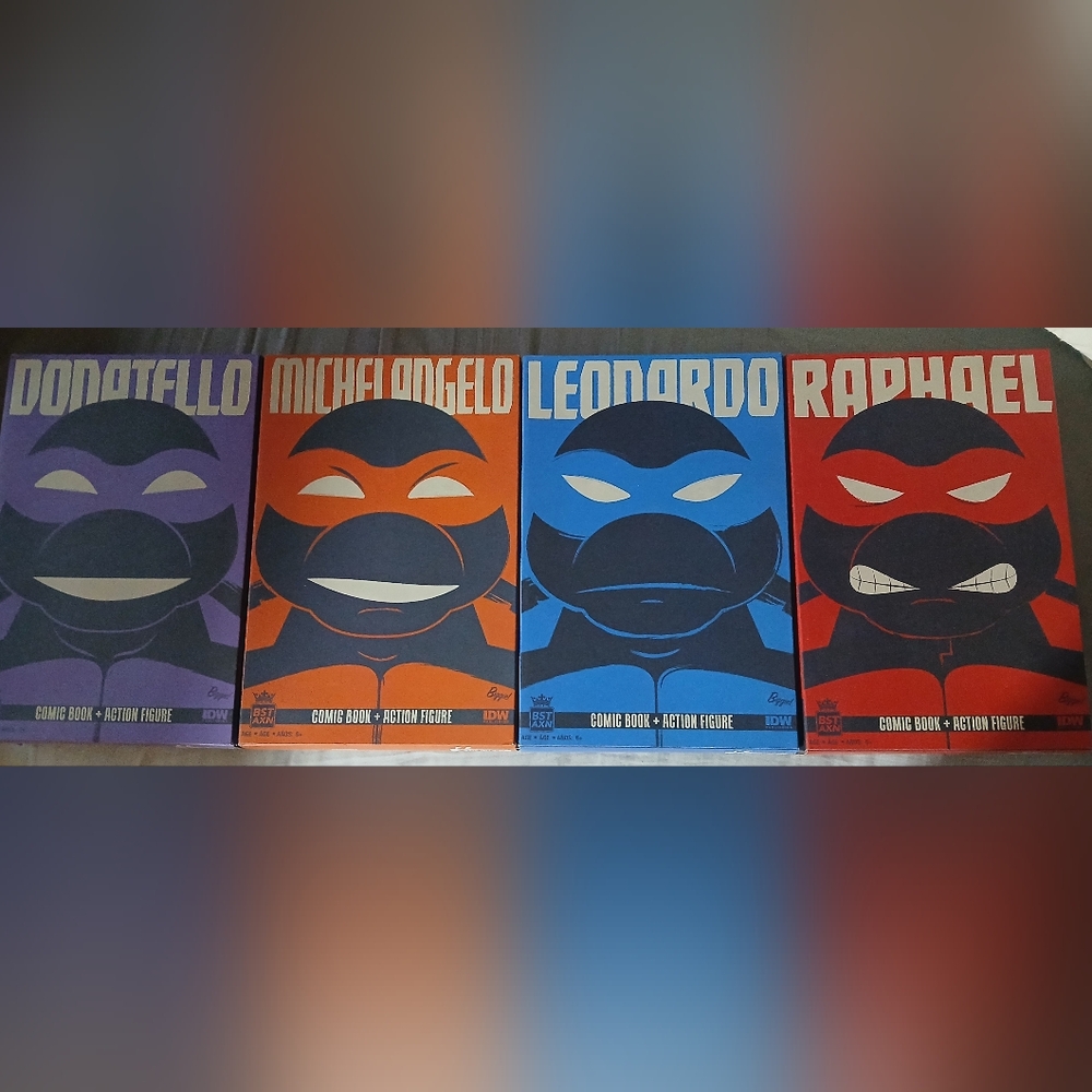 Teenage Mutant Ninja Turles Comin Book + Figurine